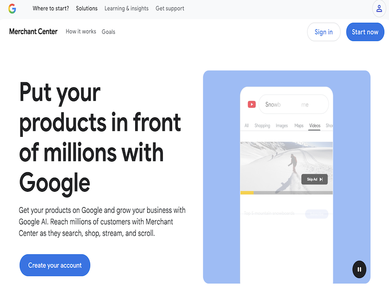 Google Merchant Center