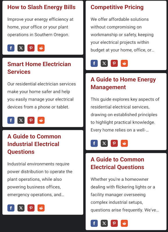 RSS widger eample from rss.app.